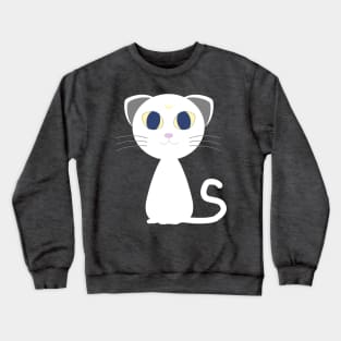 Artemis - Flat Design - Blue Eyes Crewneck Sweatshirt